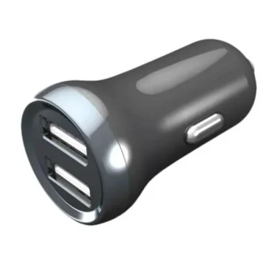 Porodo Dual Port Mini Car Charger 2.4A - Black